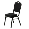 KRZESŁO BANKIETOWE LUXUS DARK – CZARNE GŁADKIE